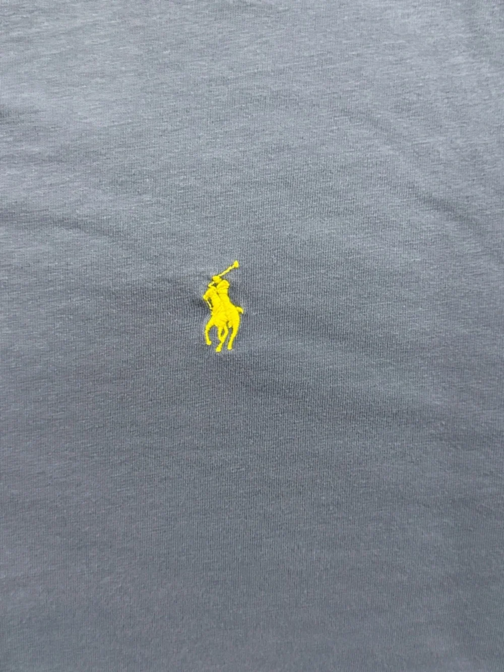 Polo by Ralph Lauren Blue V-Neck‎ Tee with Yellow Pony Size XXL